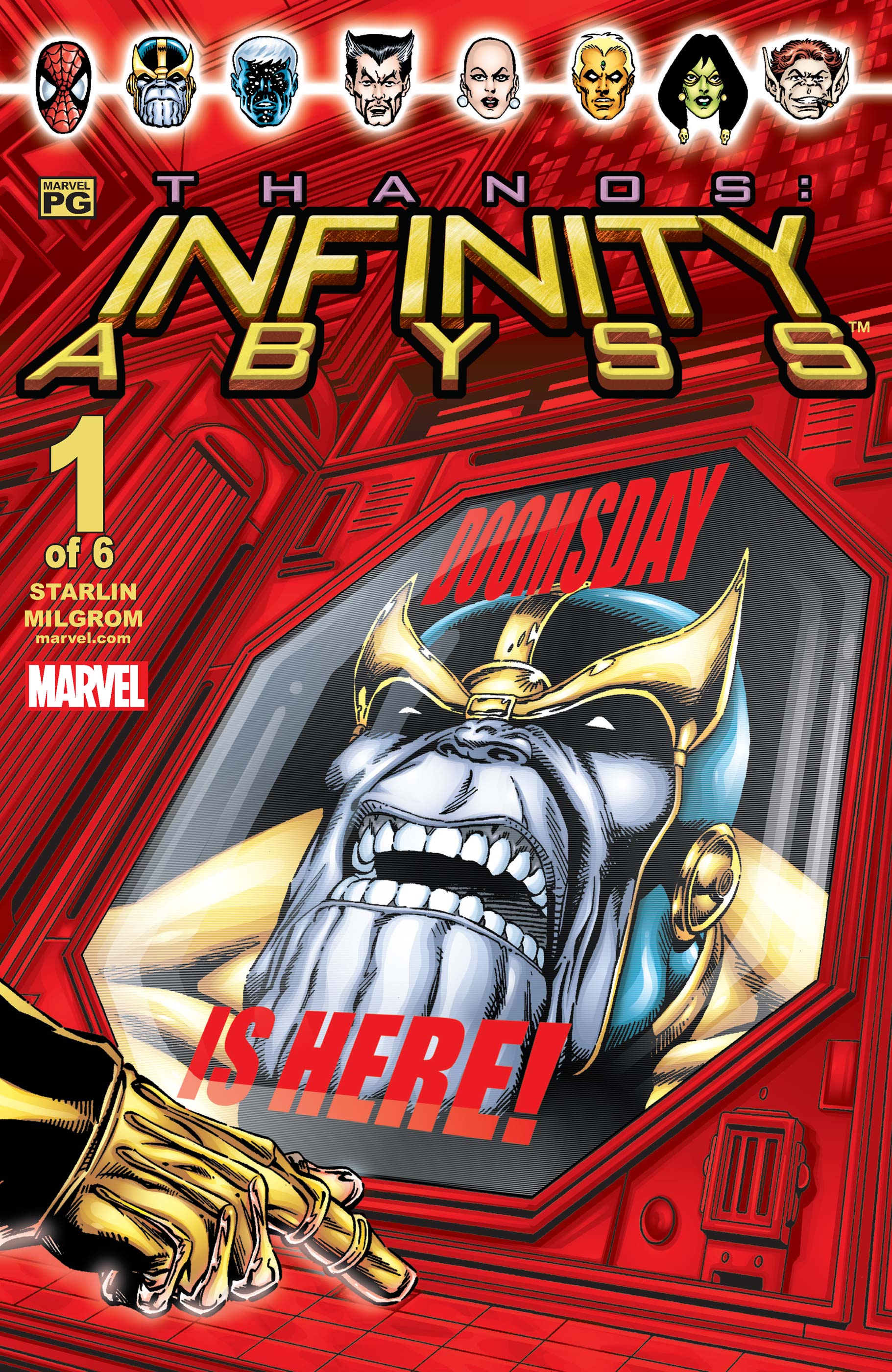 Thanos The Infinity Abyss #6 October 2002 Marvel Comics Starlin MIlgrom 