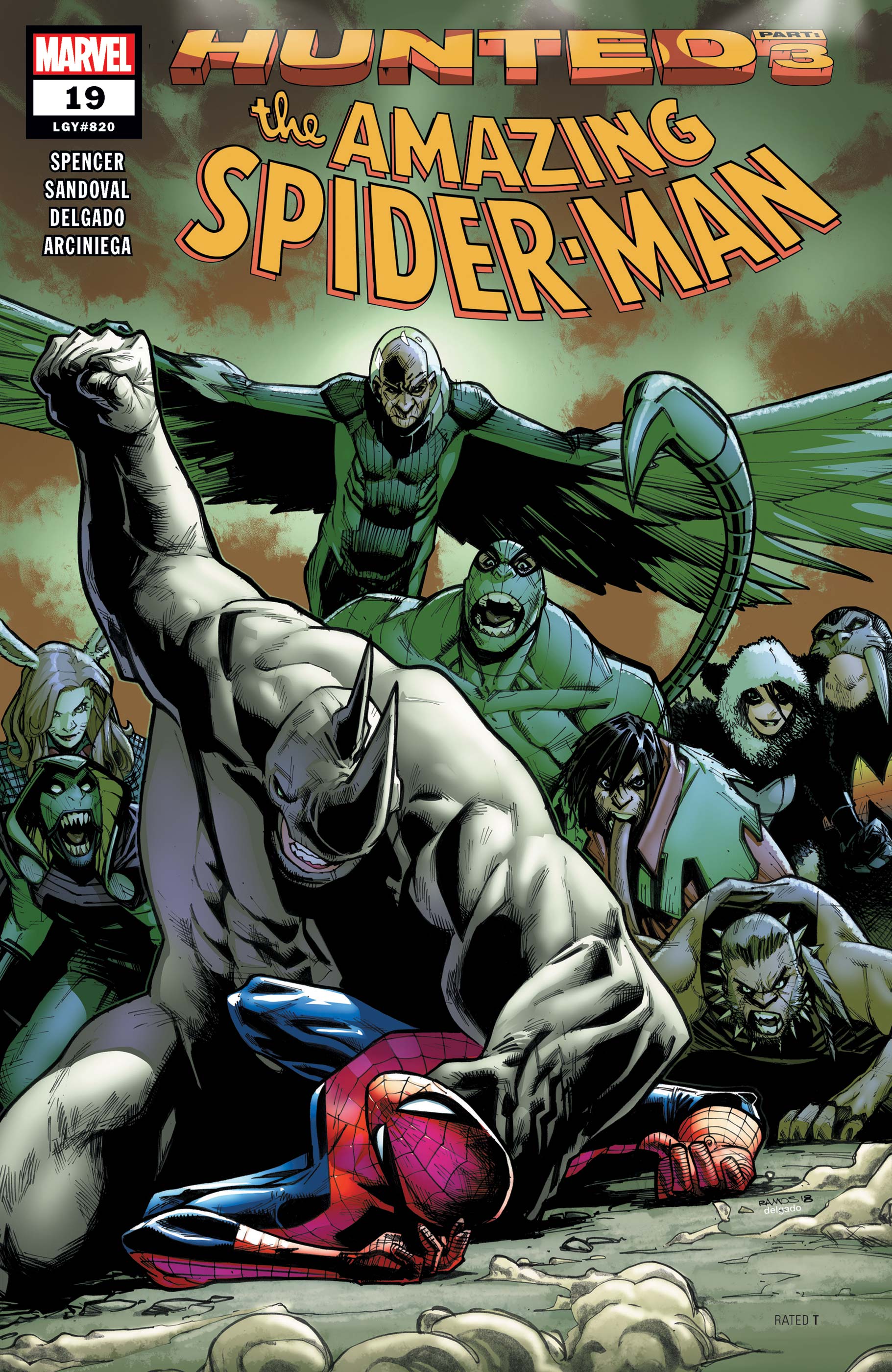 Amazing Spider-Man #18.HU Marvel Comics  Ramos Spencer Land 2019 1ST PRINT