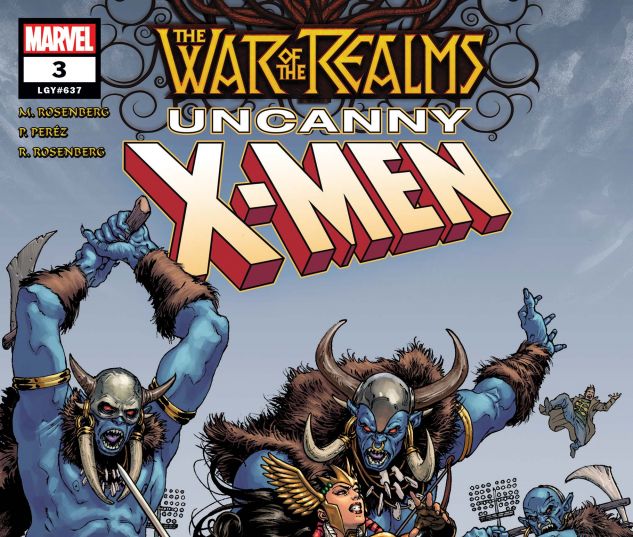 WAR OF THE REALMS UNCANNY XMEN #1 MARVEL 2019 STANDARD COVER STOCK IMAGE 