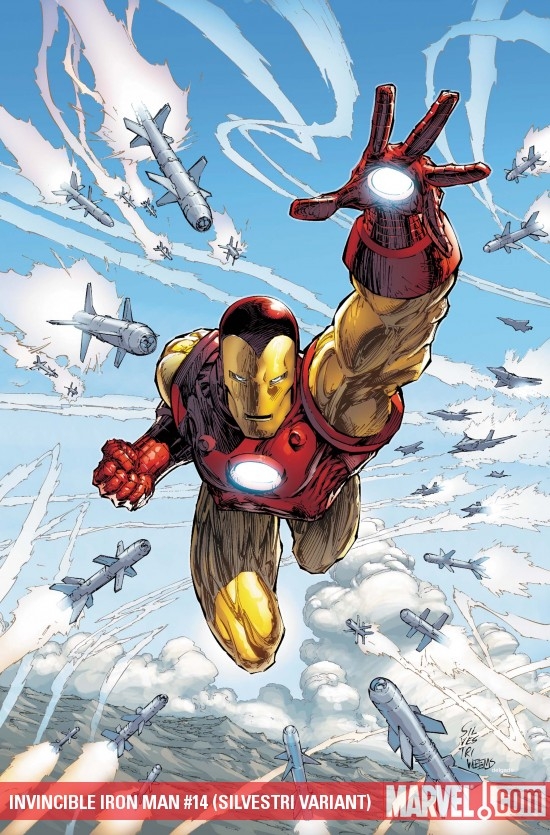 Invincible Iron Man (2008) #14 (SILVESTRI VARIANT) | Comic Issues | Marvel