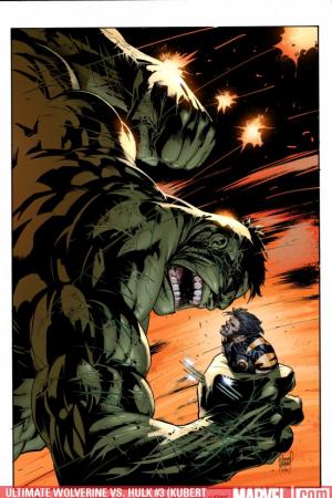 Ultimate Wolverine Vs. Hulk (2005) #3 (KUBERT VARIANT (1 FOR 15))