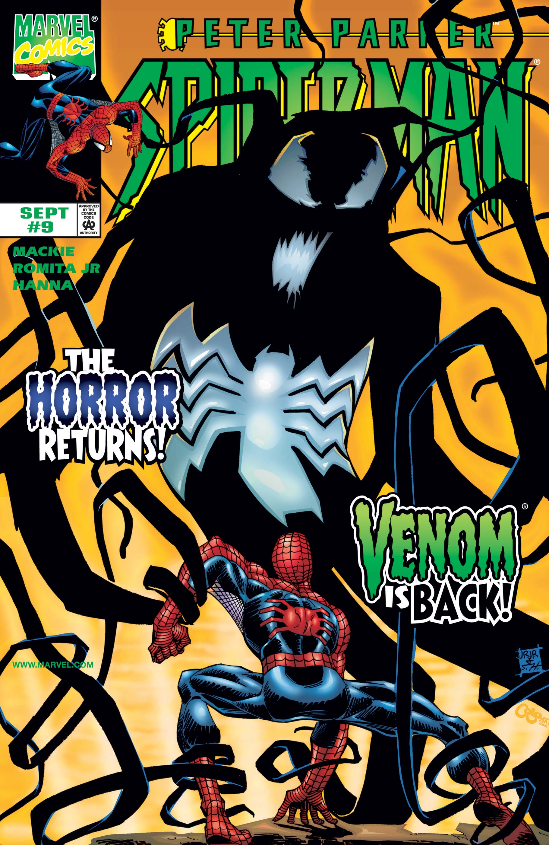 Spider-Man #9 & 10 1999 Mint Marvel Peter Parker VENOM issues