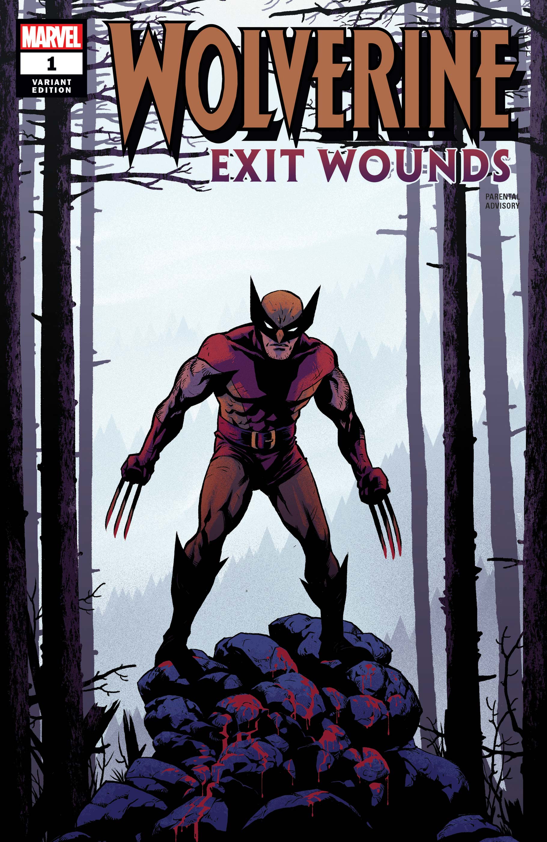 WOLVERINE EXIT WOUNDS #1 NM SET STEGMAN & SAM KEITH VARIANT COVERS 