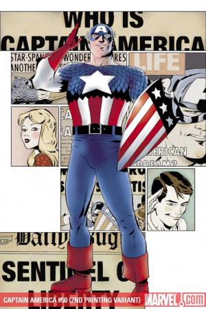 Captain America #50  (2ND PRINTING VARIANT)