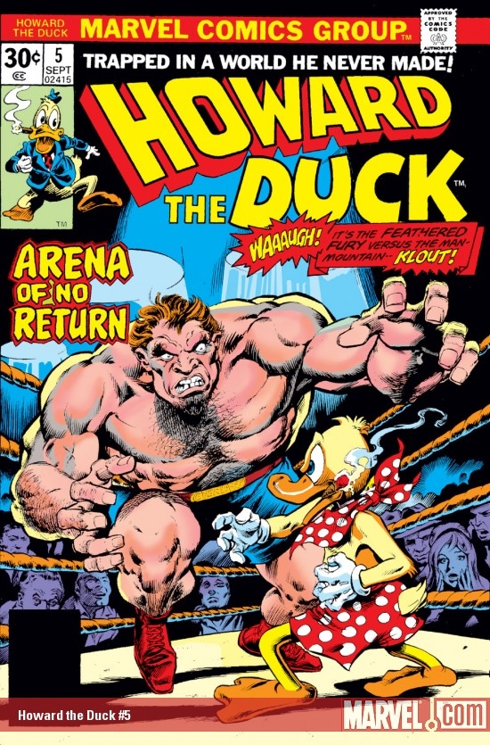 Howard the Duck (1976) 5 Comic Issues Marvel