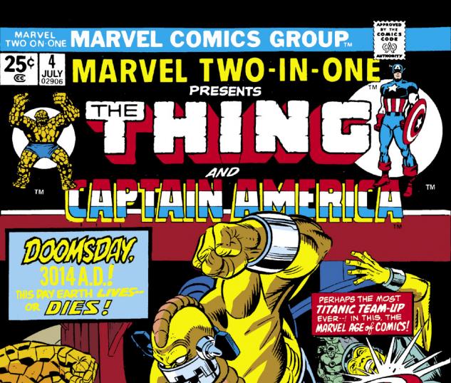 Marvel Two-in-One (1974) #4 Cover