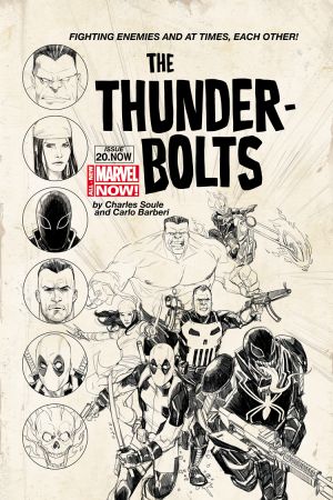 Thunderbolts (2012) #20 (Noto Sketch Variant)