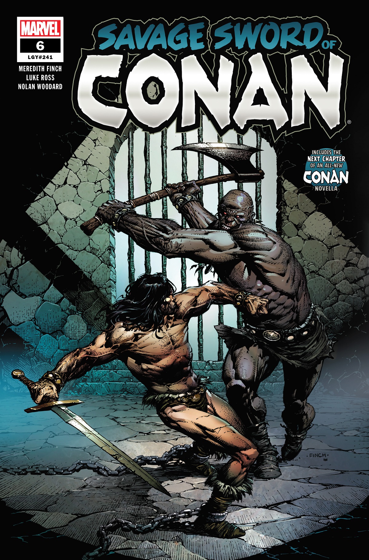 Savage Sword of Conan 6  David Finch Main Cover 1st Print Marvel Comics VF/NM 