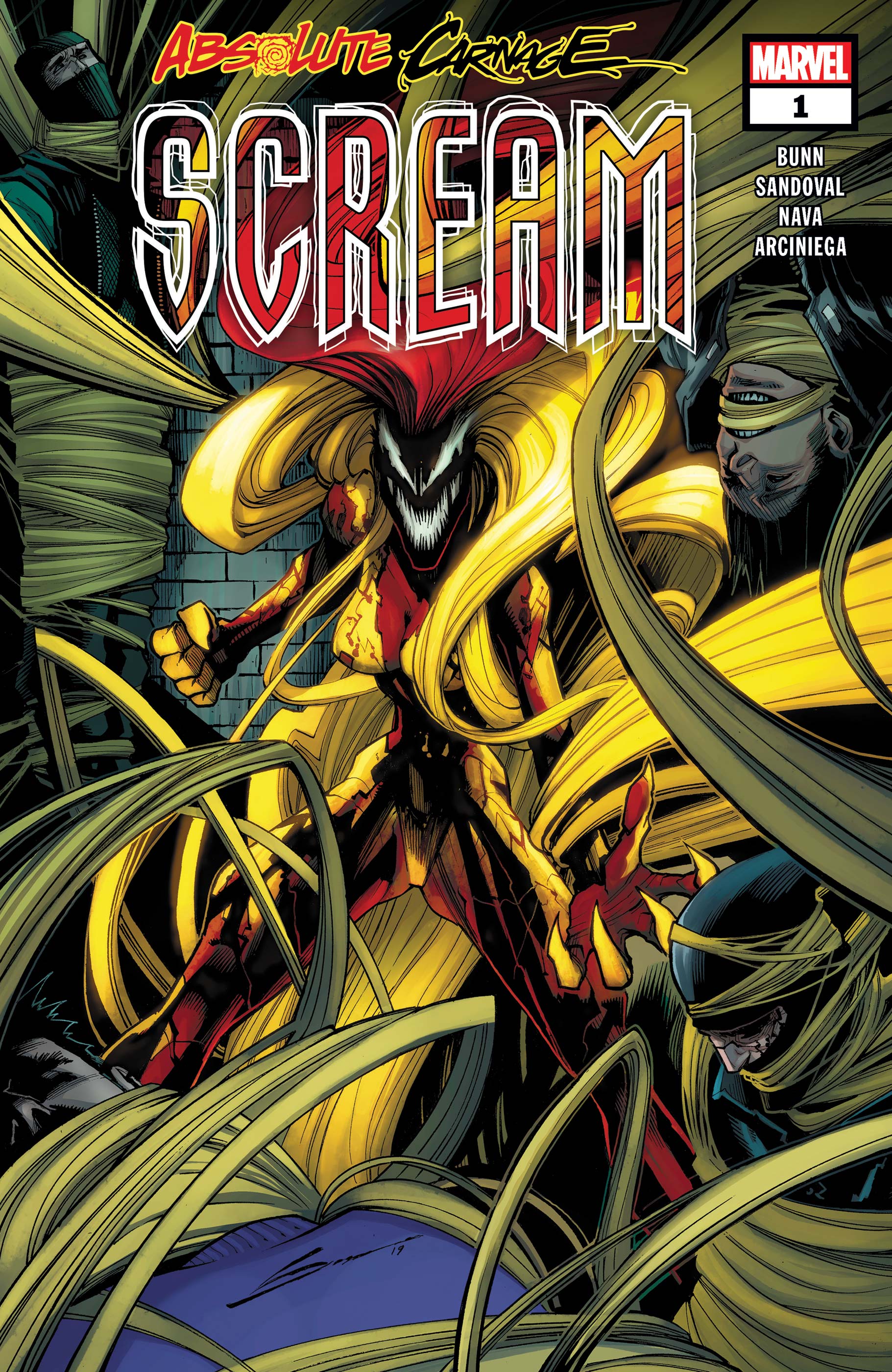 Marvel, 2019 Absolute Carnage Scream #1 Connecting Variant