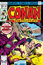 Conan the Barbarian (1970) #87 cover