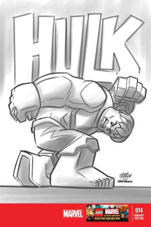 Indestructible Hulk (2012) #14 (Castellani Lego Sketch Variant) Indestructible Hulk (2012) #14 (Castellani Lego Sketch Variant)