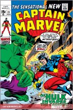 Captain Marvel (1968) #21 cover