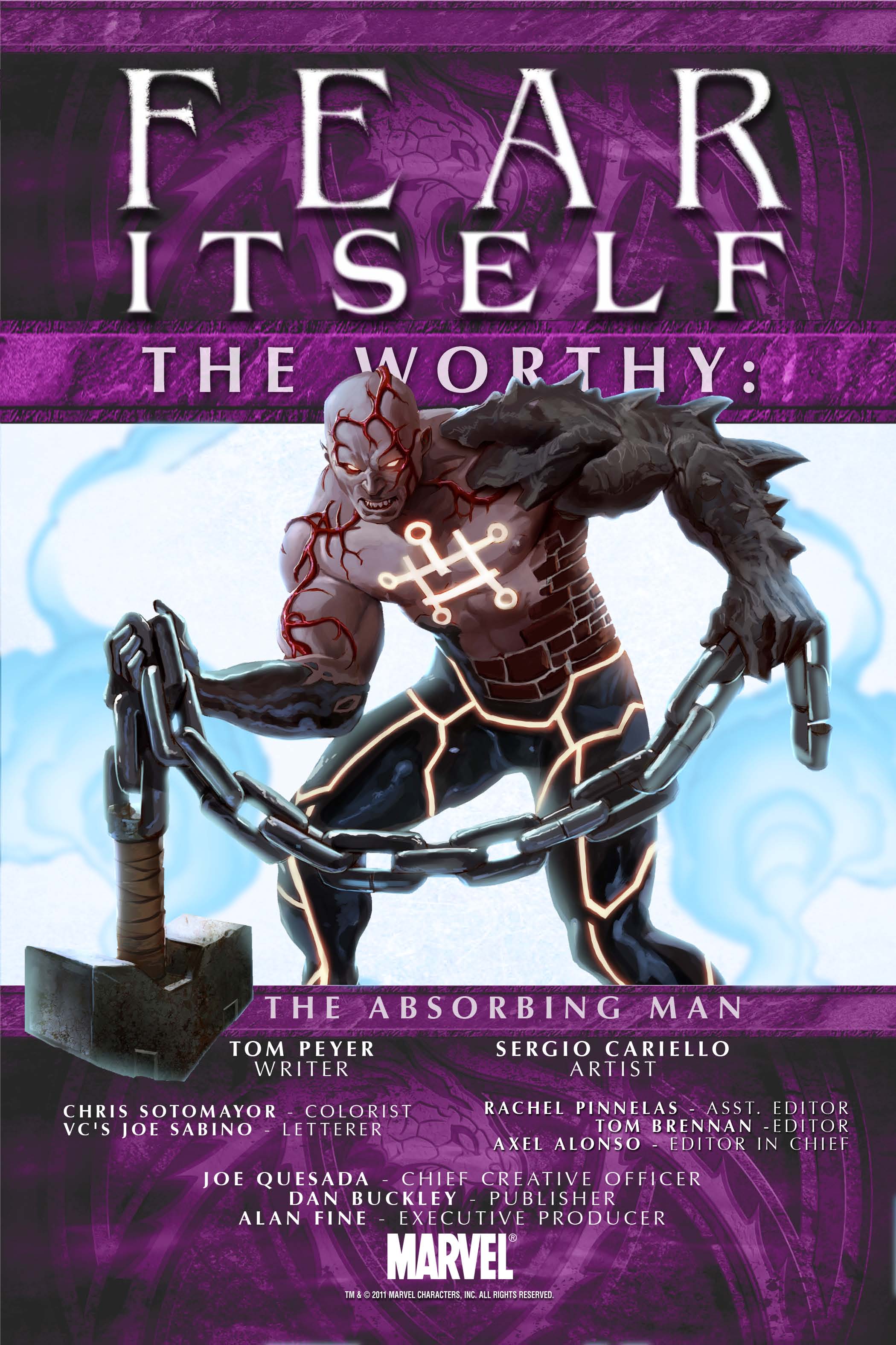 Fear Itself The Worthy 2011 7 Comic Issues Marvel