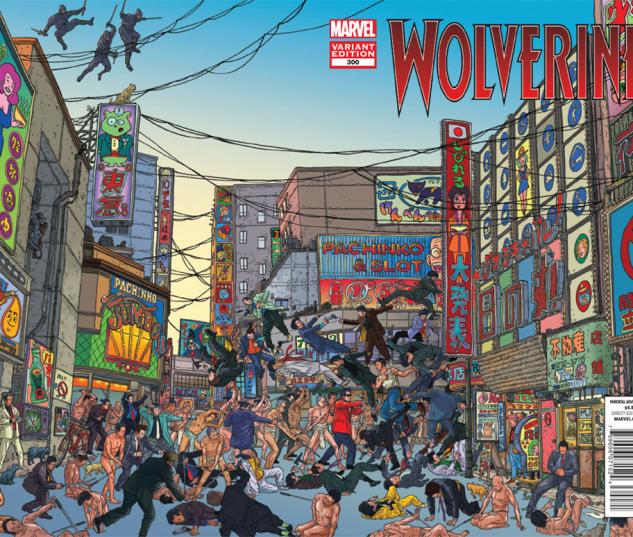 Wolverine #300 variant cover by Geof Darrow