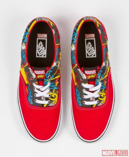 NEW!! Vans Marvel Comics Iron Man Red Canvas Shoe Men's 10 skate ...