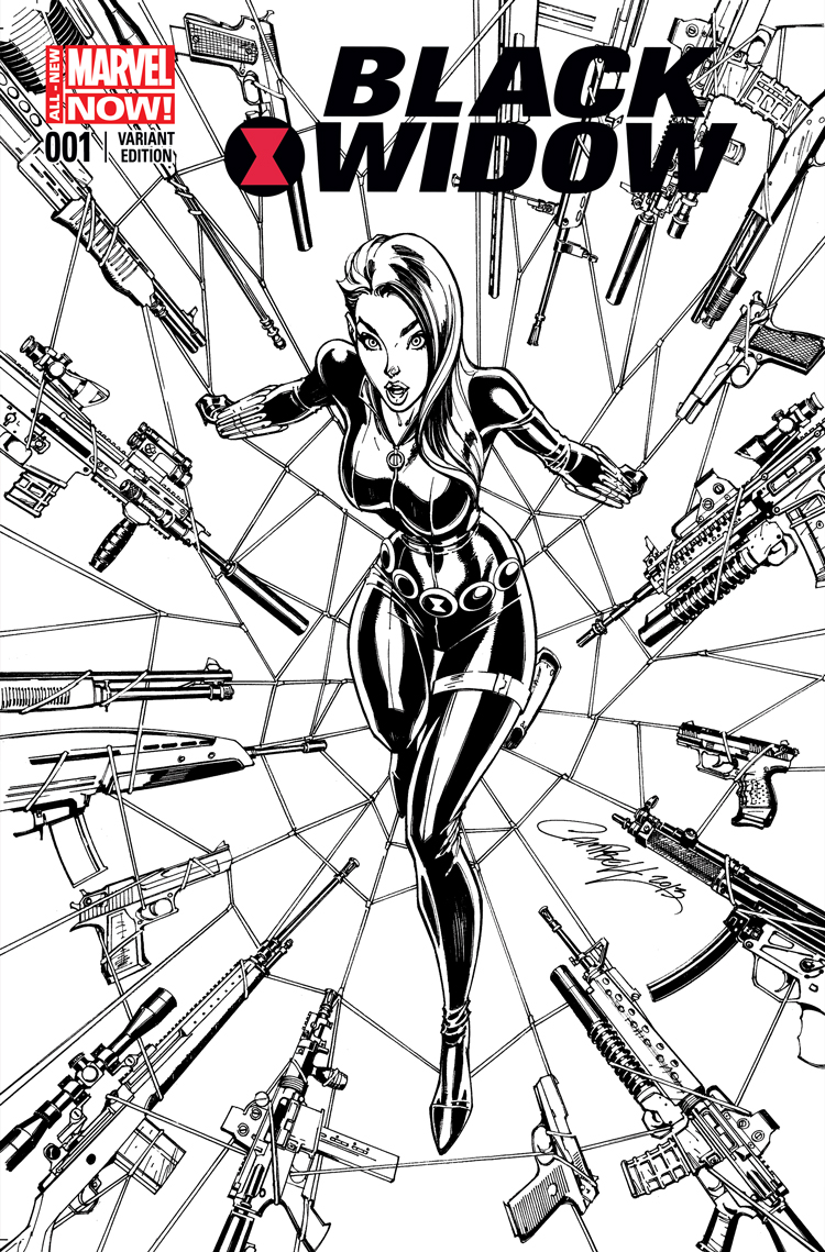 Black Widow (2014) #1 (Campbell Sketch Variant)