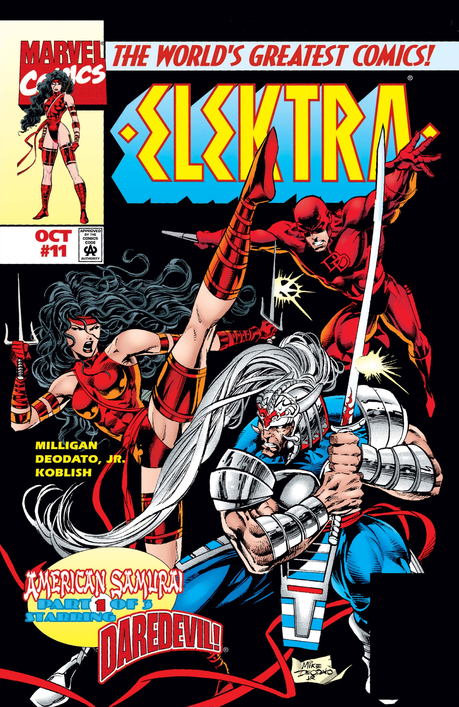 Elektra (1996) 11 Comic Issues Marvel