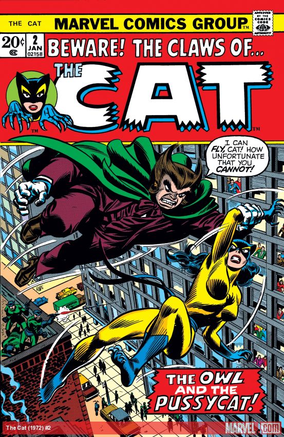 The Cat (1972) #2 comic book cover