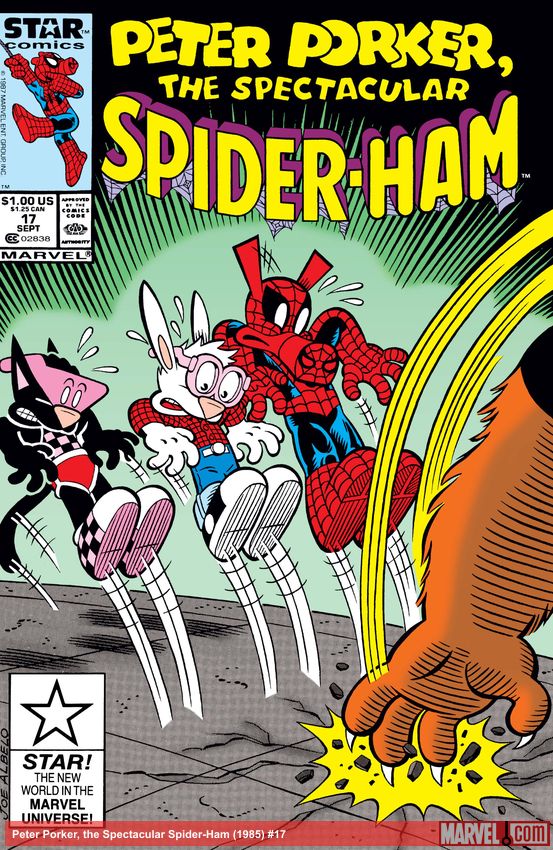 Cover of comic titled Peter Porker, the Spectacular Spider-Ham (1985) #17