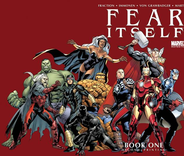 Fear Itself #1 Second Printing Variant cover by Stuart Immonen