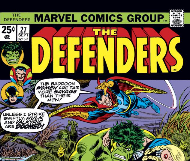 Defenders (1972) #27 Cover
