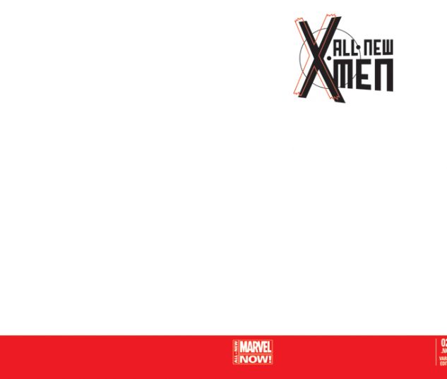 ALL-NEW X-MEN 22.NOW BLANK COVER VARIANT (ANMN, WITH DIGITAL CODE, INTERIORS ONLY)