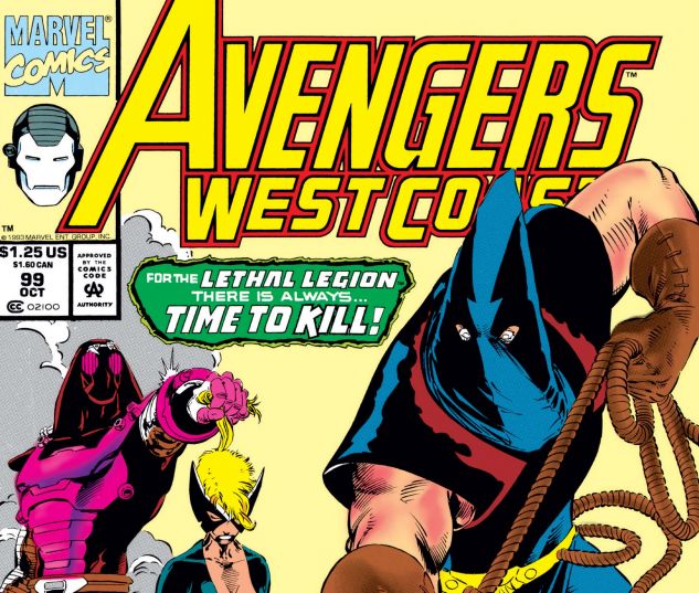 Avengers West Coast #99 FN 1993 Stock Image
