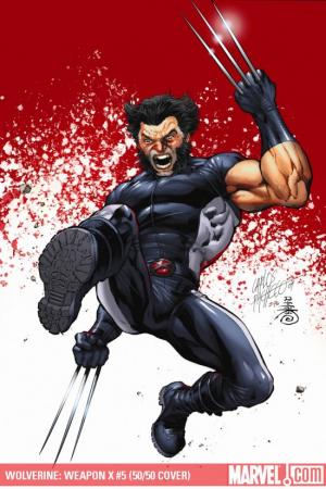 Wolverine Weapon X (2009) #5 (50/50 COVER)