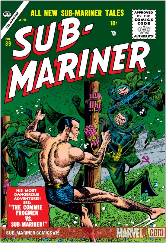 Sub-Mariner Comics (1941) #39 comic book cover