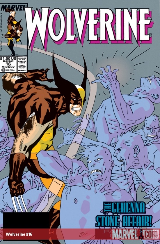 Resultado de imagem para WOLVERINE 1988 # 16