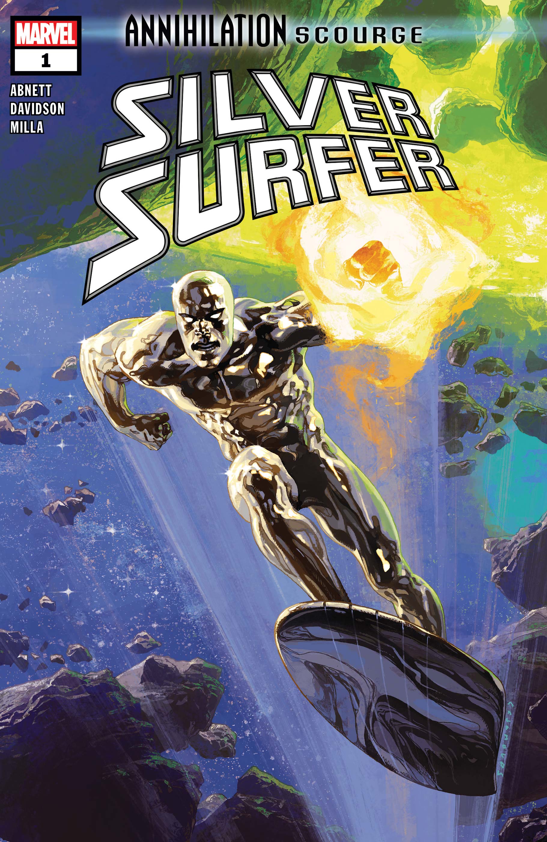Annihilation Scourge Silver Surfer #1 Main Cover Marvel Comics