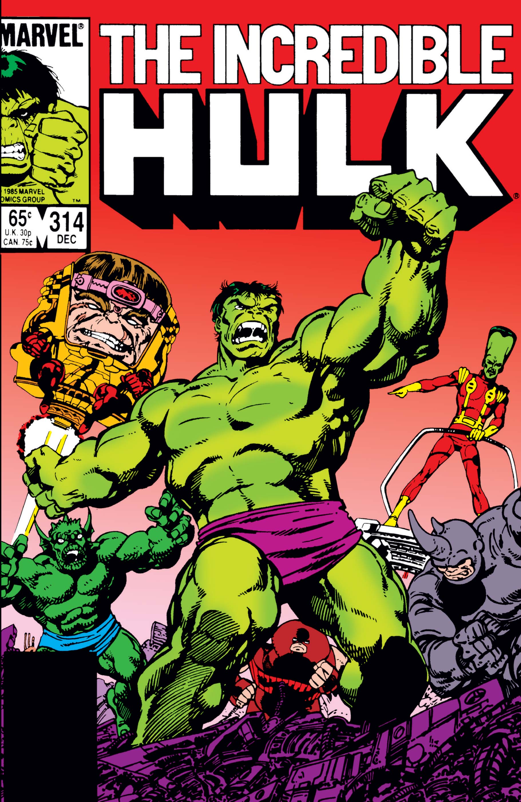 Mighty World of Marvel Featuring Incredible Hulk #314 Marvel UK Magazine 