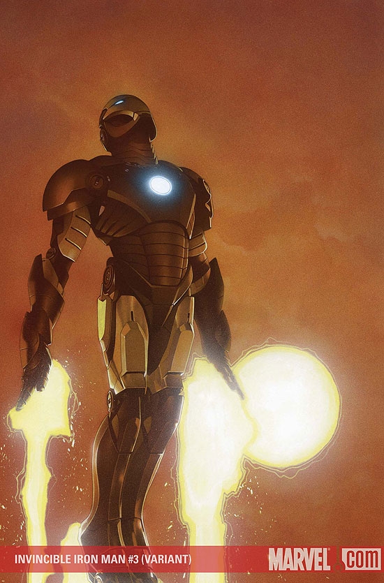 Invincible Iron Man (2008) #3 (CHAREST (50/50 COVER))