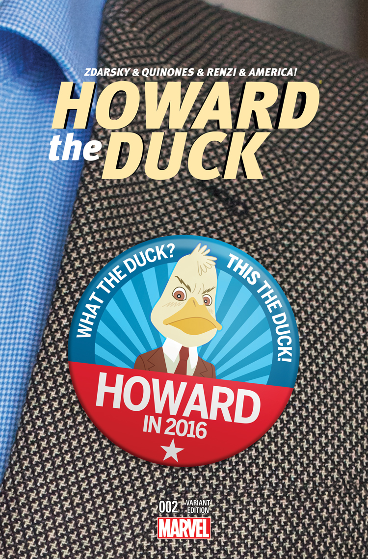 Howard the Duck (2015) #2 (Zdarsky Vote Howard Variant)
