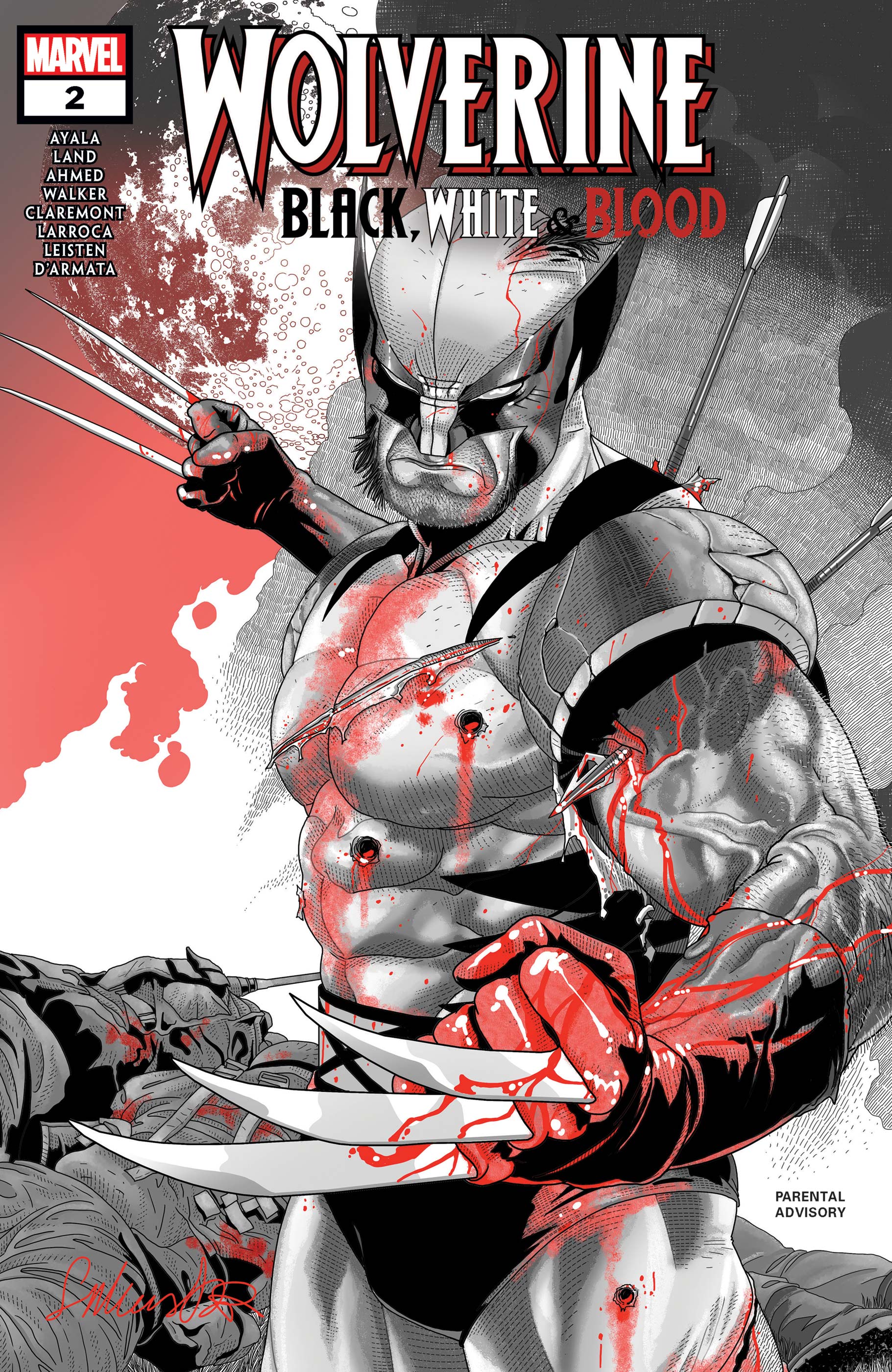 Wolverine Black White Blood #1 Main Cover/Misprint Variant SOLD SEPARATELY 
