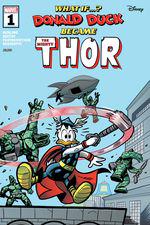 MARVEL & DISNEY: WHAT IF…? DONALD DUCK BECAME THOR (2024) #1 cover