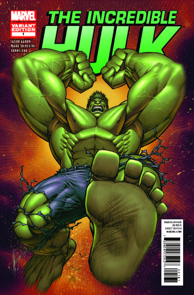 #1 1:50 KEOWN VARIANT BAGGED BOARDED MARVEL COMICS VF 2011 INCREDIBLE HULK