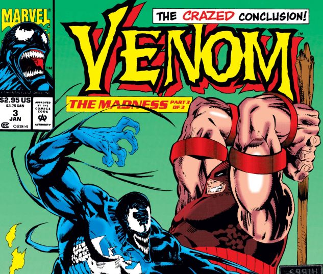 Kelley Jones Venom: The Madness # 2 USA, 1993 of 3 
