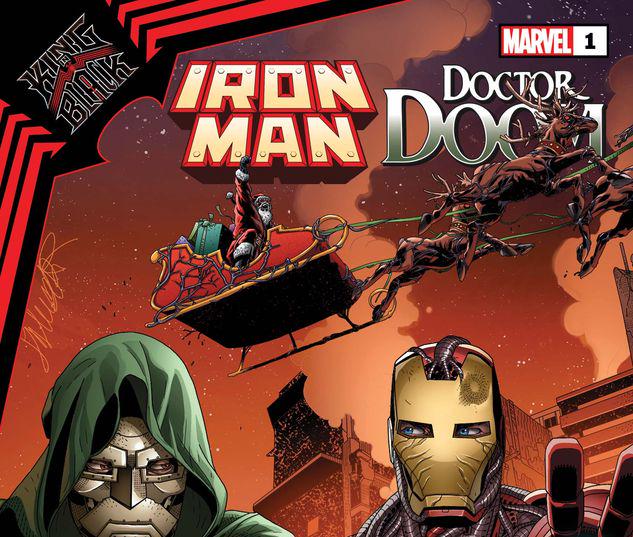LARROCA VARIANT KING IN BLACK: IRON MAN/DOCTOR DOOM #1 Marvel Comic Book 