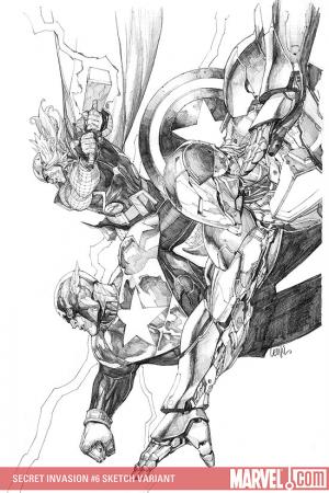 Secret Invasion (2008) #6 (YU SKETCH VARIANT) Secret Invasion (2008) #6 (YU SKETCH VARIANT)