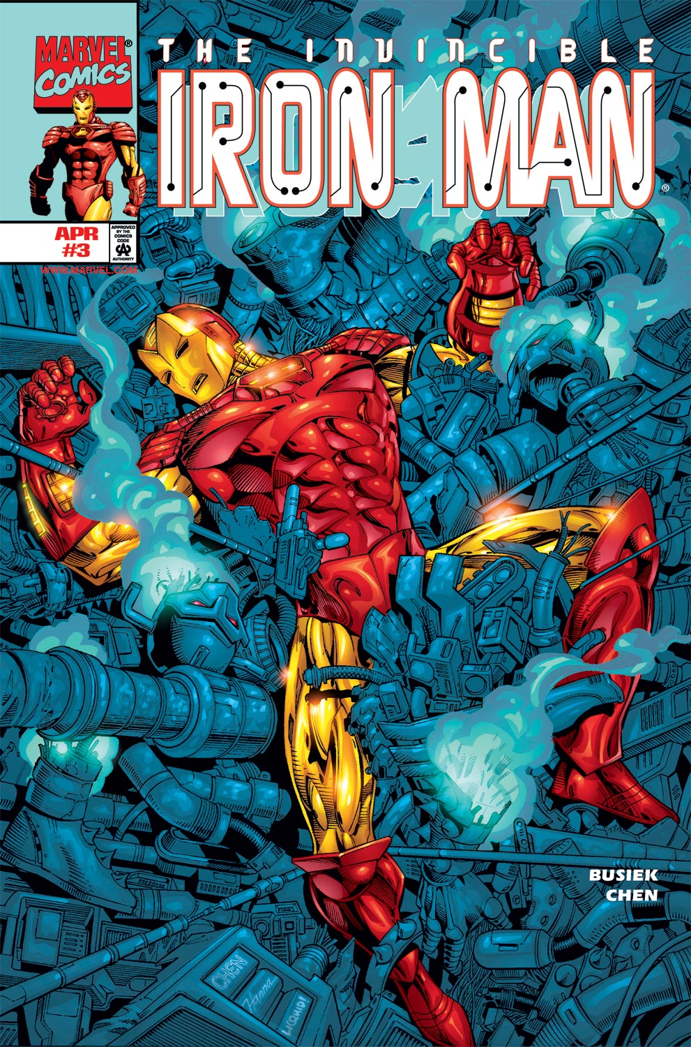 The Invincible Iron Man No.1 Vol.3 1998 Kurt Busiek & Sean Chen 