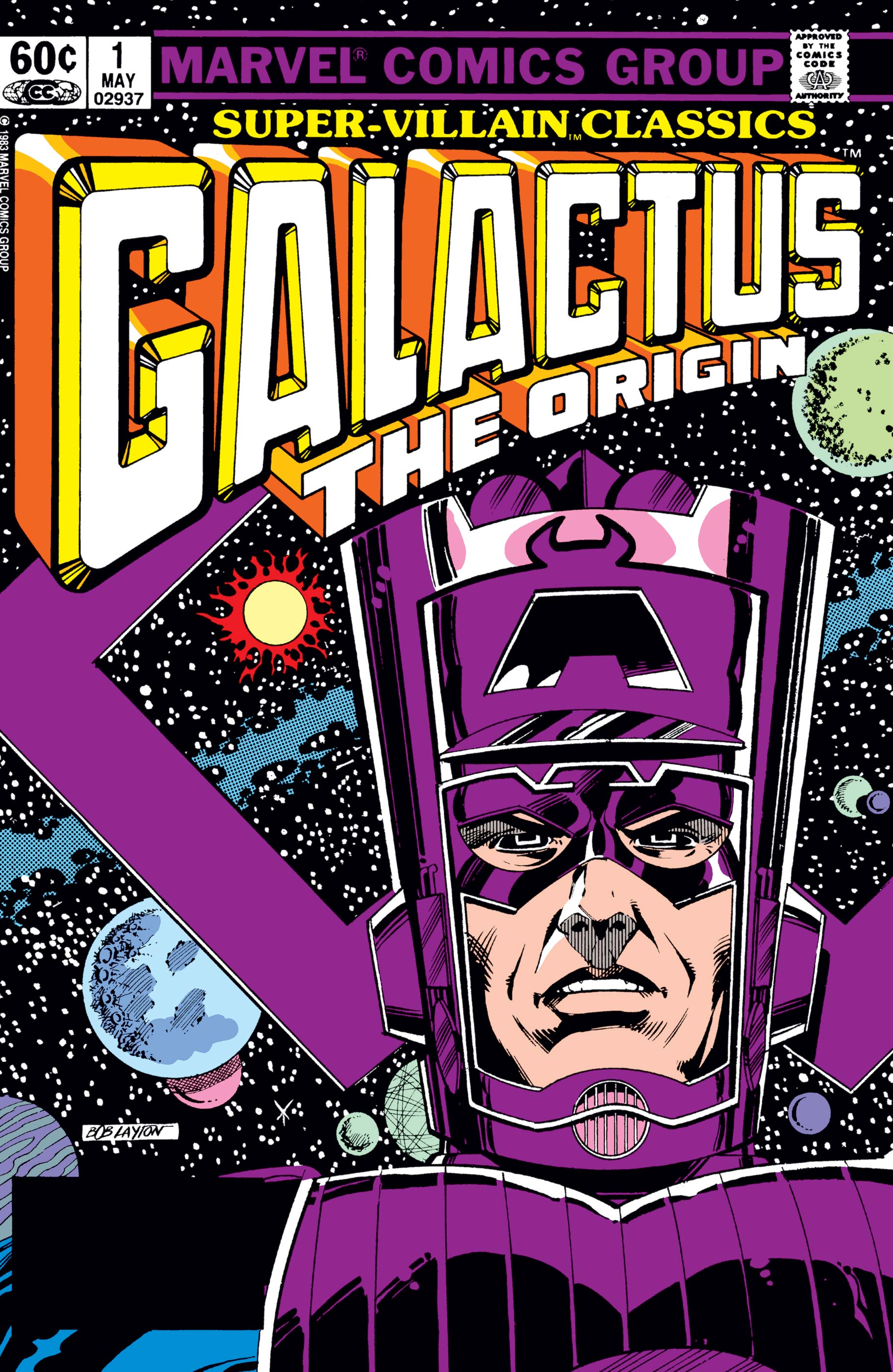 Super-villain Classics 1  CGC 9.6 WP Marvel 1983 Galactus origin 01,02 