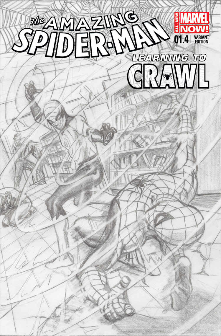 The Amazing Spider-Man (2014) #1.4 (Ross Sketch Variant)