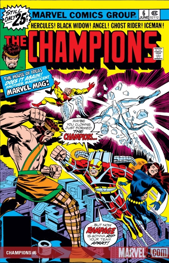 Champions (1975) #6 | Comic Issues | Marvel