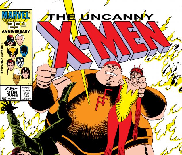 Uncanny X-Men (1963) #206 Cover