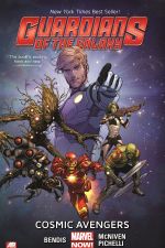 GUARDIANS OF THE GALAXY VOL. 1: COSMIC AVENGERS PREMIERE HC (MARVEL NOW, WITH DIGITAL CODE) (Hardcover) cover