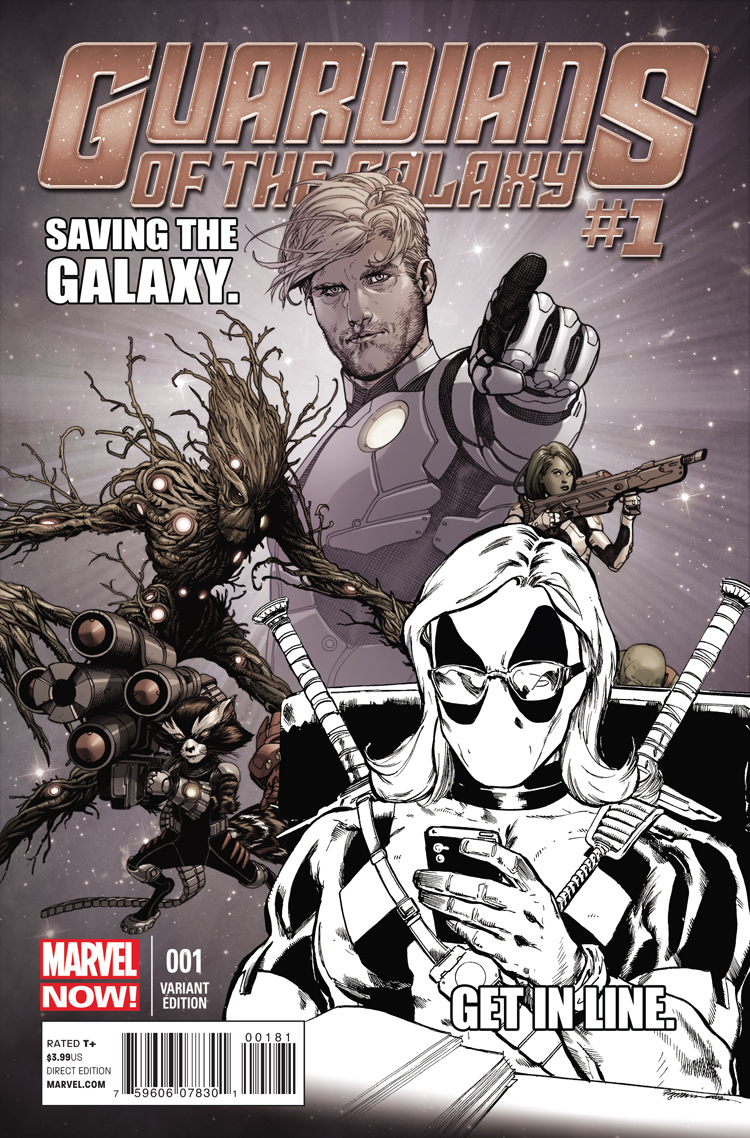 Guardians of the Galaxy (2013) #1 (Texts from Deadpool Sketch Variant)