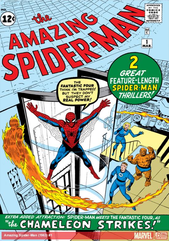 spiderman series comic book cover