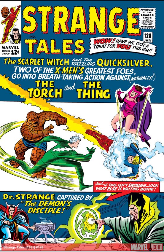 Strange Tales (1951) #128 comic book cover