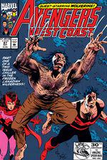 West Coast Avengers (1985) #87 cover